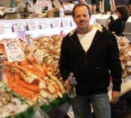 Me at Pike's Place Fish Market.